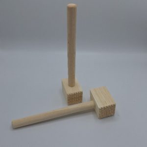 Houten vleeshamer