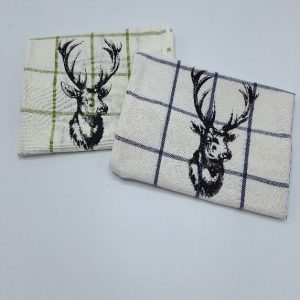 Assorti handbedrukte keukendoeken