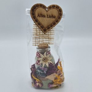 Geschenkverpakking met kruidenzout uit de Oostenrijkse alpen