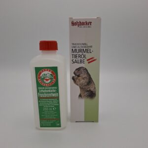 Basic Cadeaupakket – Latschenkiefer-Franzbranntwein en Murmeltieröl Zalf