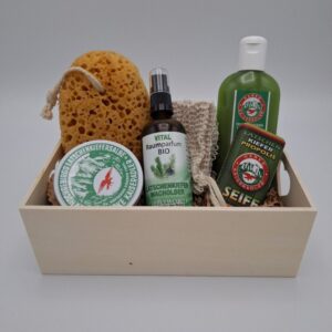 Medium Cadeaupakket in Houten Geschenkkistje