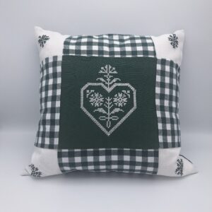 Zirben Kussen met Deco Hoes Groen – Alpine Sfeer (40×40 cm)